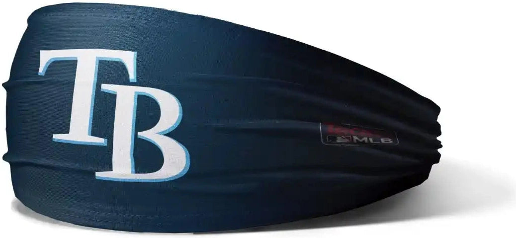 Oc Sports Mlb-hb Official Mlb Youth Headband - Tampa Bay Rays - Navy / one Size Fits Most