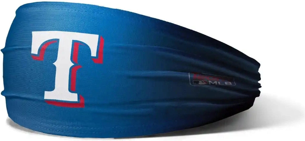 Oc Sports Mlb-hb Official Mlb Youth Headband - Texas Rangers - Royal / one Size Fits Most