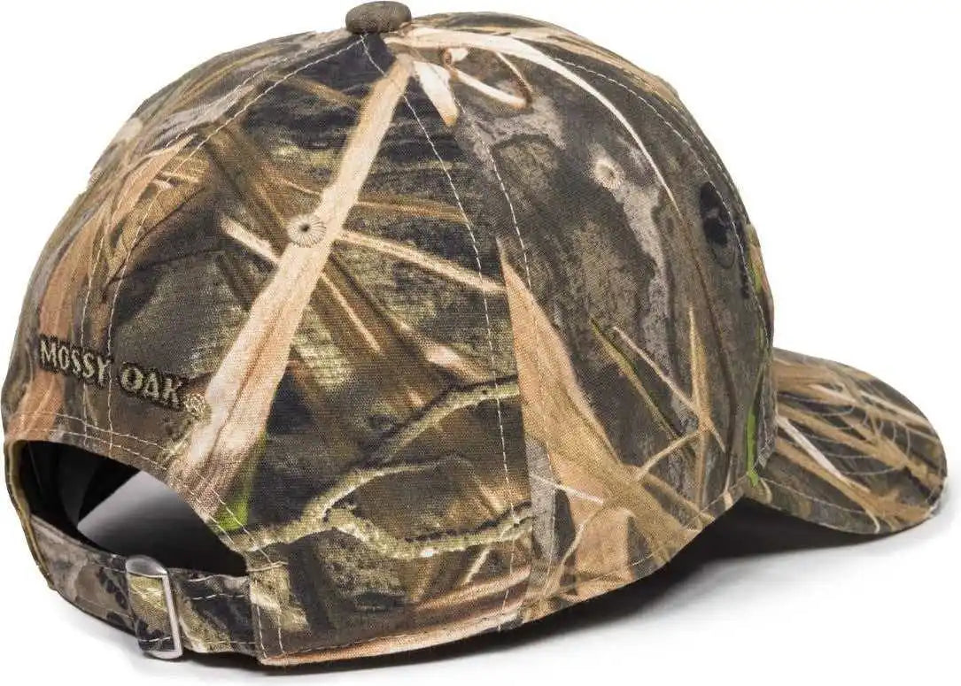 Oc Sports Mofs11b Adjustable Cap - Mossy Oak Shadow Grass Habitat - 6 7/8’’ - 7 1/2’’