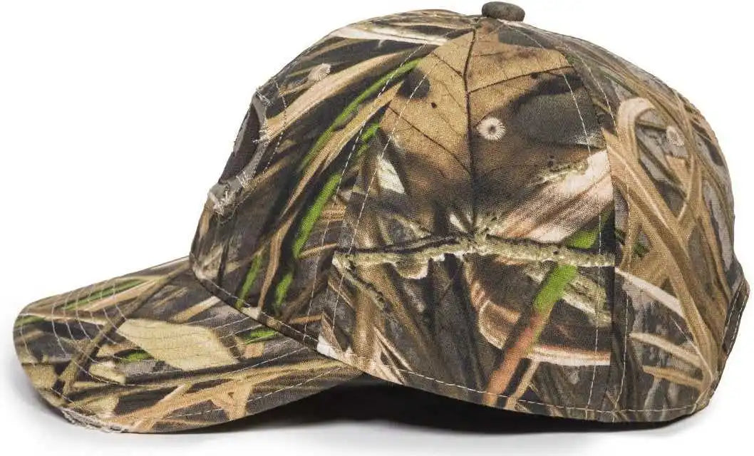 Oc Sports Mofs11b Adjustable Cap - Mossy Oak Shadow Grass Habitat - 6 7/8’’ - 7 1/2’’
