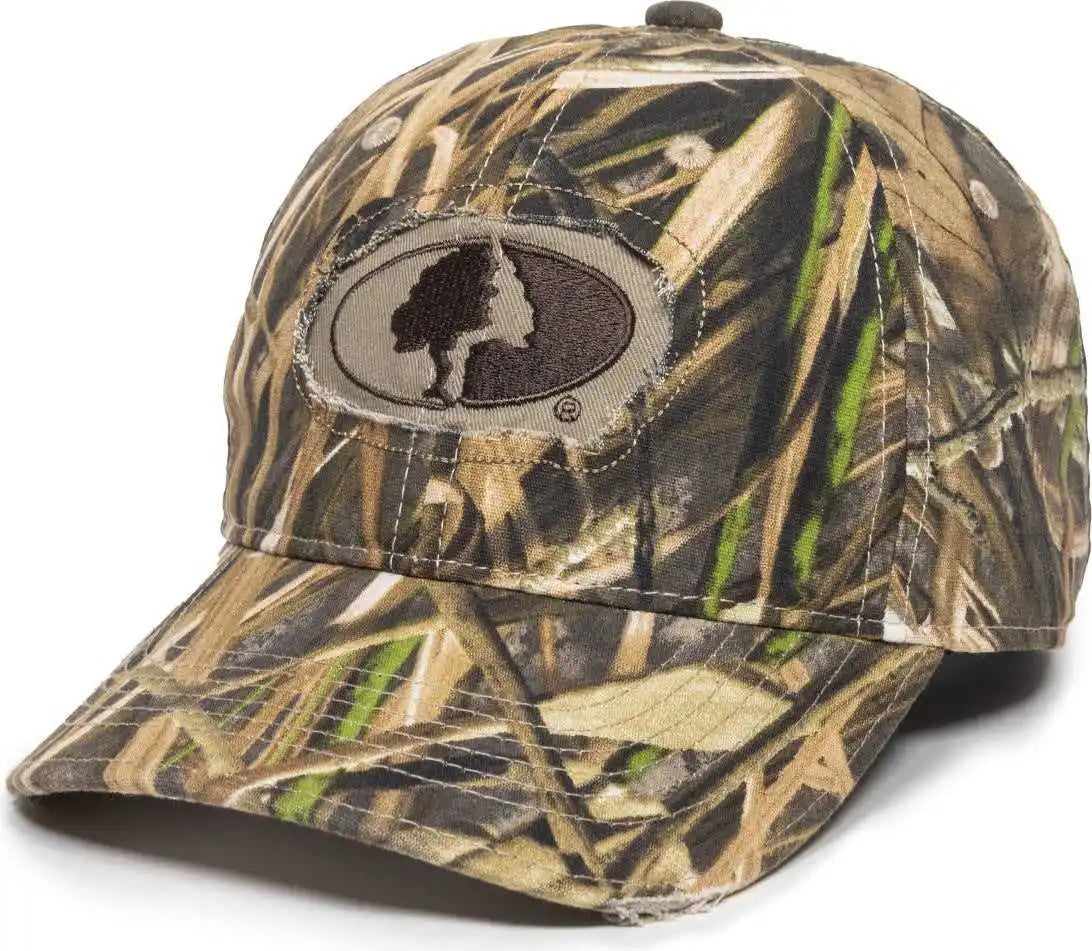 Oc Sports Mofs11b Adjustable Cap - Mossy Oak Shadow Grass Habitat - 6 7/8’’ - 7 1/2’’