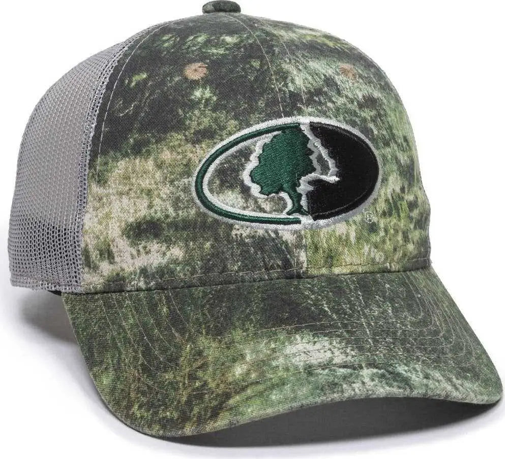Oc Sports Mofs38a Adjustable Mesh Back Cap - Mossy Oak Mountain Country Grey - Gray / 6 7/8’’ - 7 1/2’’
