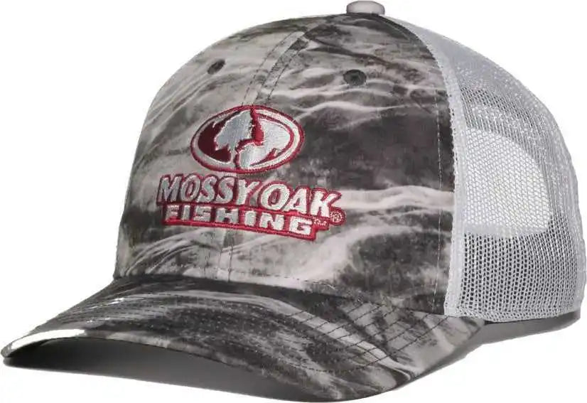 Oc Sports Mofs44b Mossey Oak Fishing Cap Pro Crown - Mossy Manta White - Osfm
