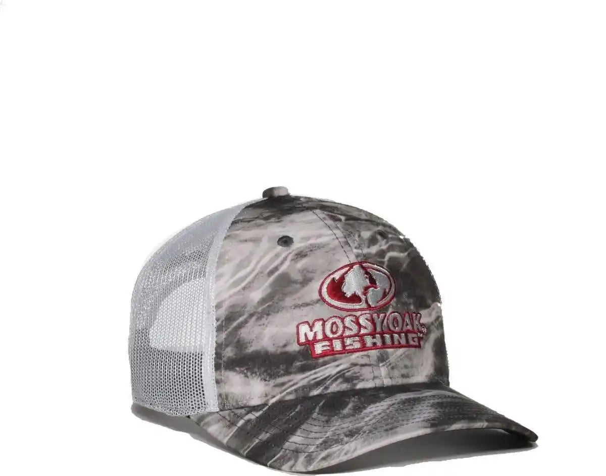 Oc Sports Mofs44b Mossey Oak Fishing Cap Pro Crown - Mossy Manta White - Osfm
