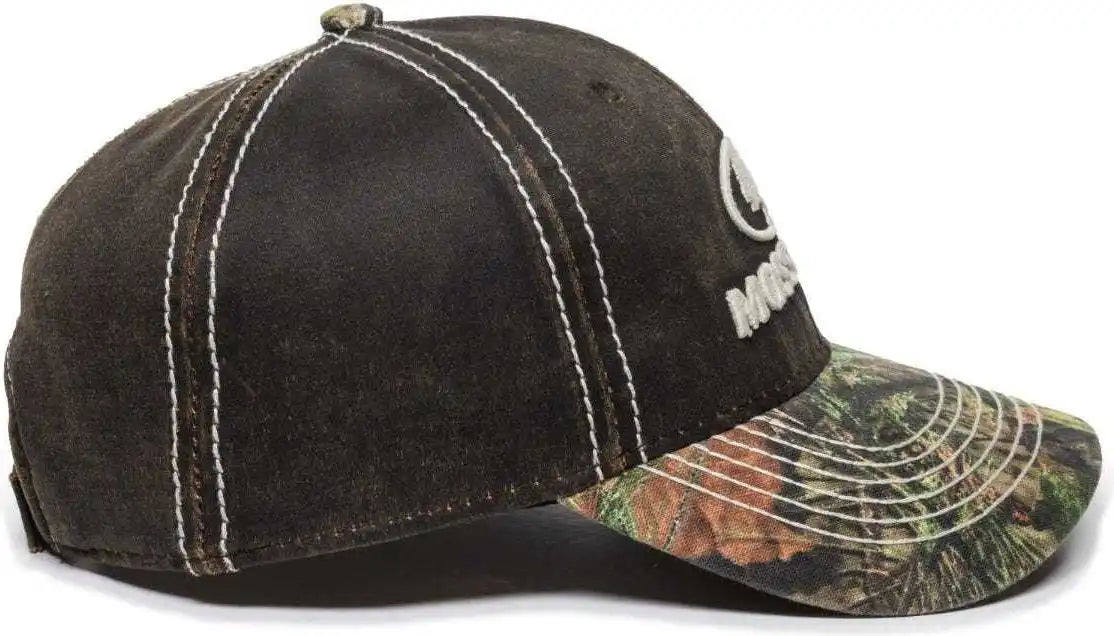 Oc Sports Mofs46a Mossey Oak Hard Pigment-dyed Twill Cap - Brown Mossy Break-up Country - 6 7/8’’ - 7 1/2’’