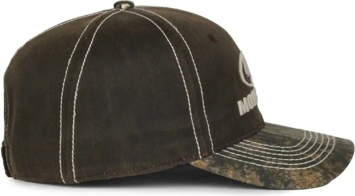Oc Sports Mofs46a Mossey Oak Hard Pigment-dyed Twill Cap - Dark Brown Mossy Country Dna - Osfm