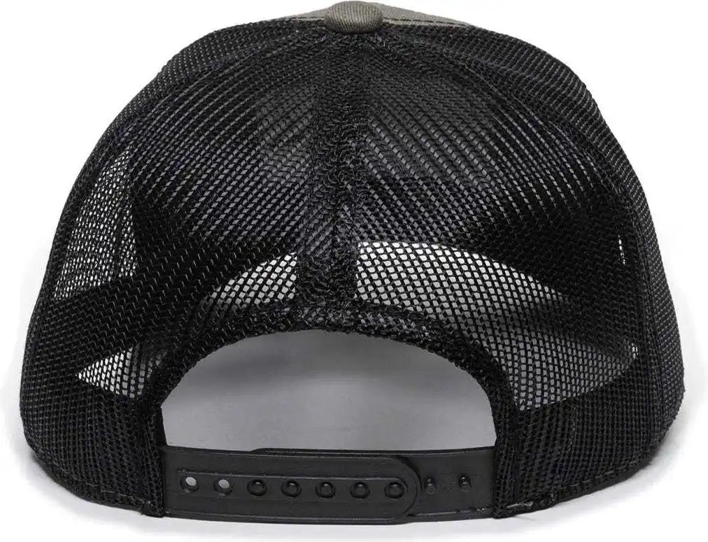 Oc Sports Mofs47a Mossey Oak Garment Washed Cotton Twill Cap - Olive Black - 6 7/8’’ - 7 1/2’’