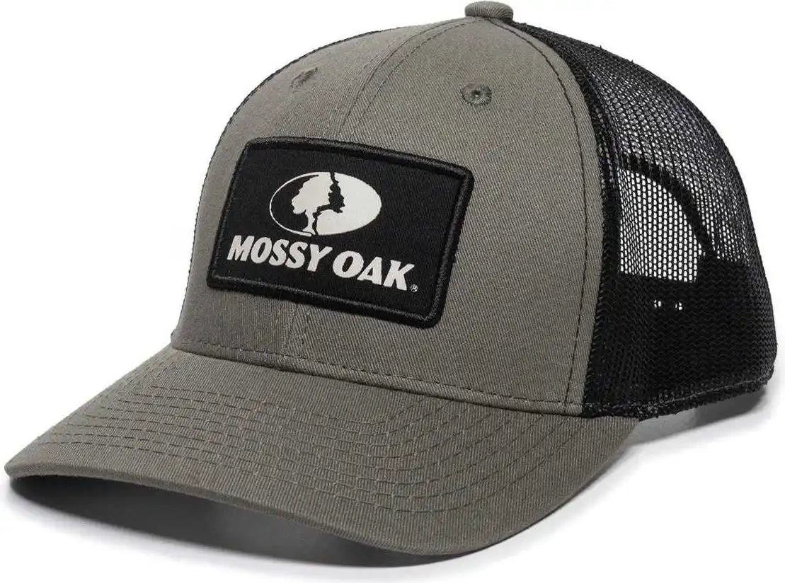 Oc Sports Mofs47a Mossey Oak Garment Washed Cotton Twill Cap - Olive Black - 6 7/8’’ - 7 1/2’’