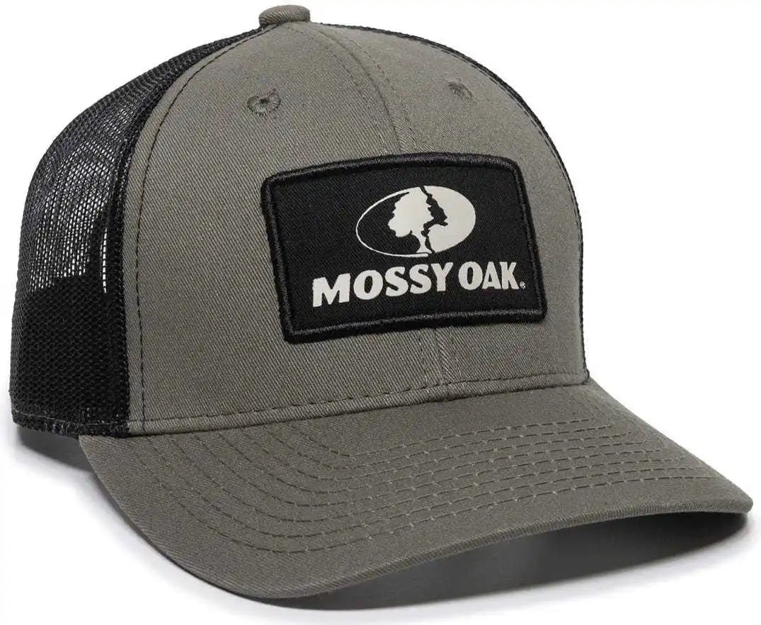 Oc Sports Mofs47a Mossey Oak Garment Washed Cotton Twill Cap - Olive Black - 6 7/8’’ - 7 1/2’’