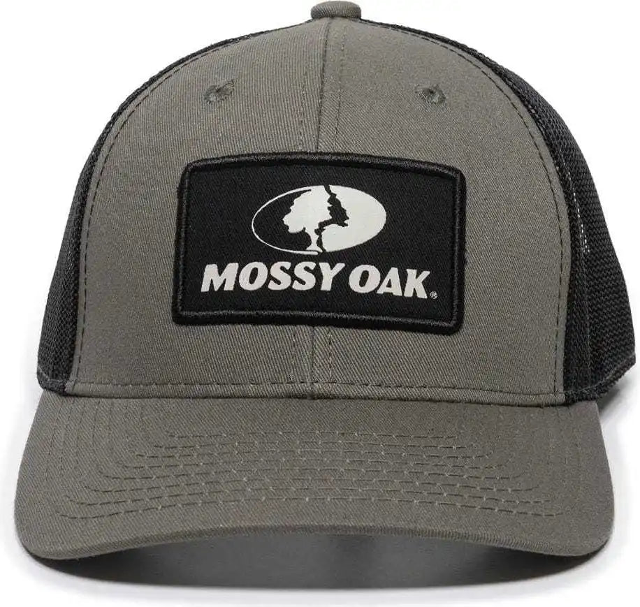 Oc Sports Mofs47a Mossey Oak Garment Washed Cotton Twill Cap - Olive Black - 6 7/8’’ - 7 1/2’’