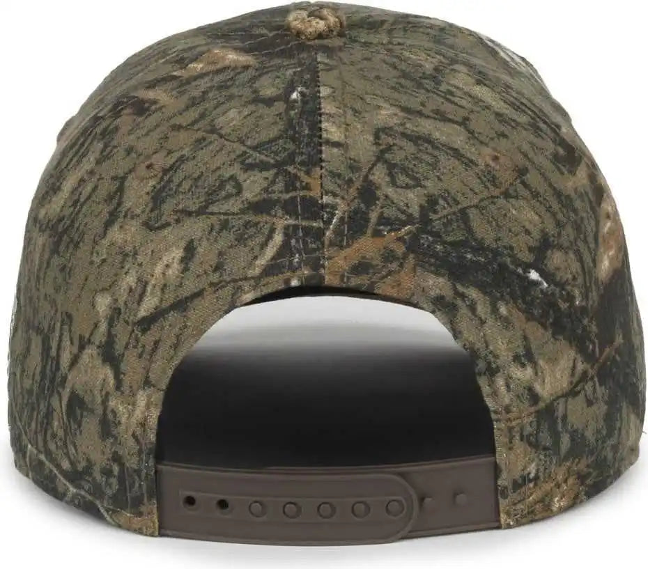 Oc Sports Mofs52 Mossy Oak Pro Crown Usa Flag Cap - Country Dna - Osfm