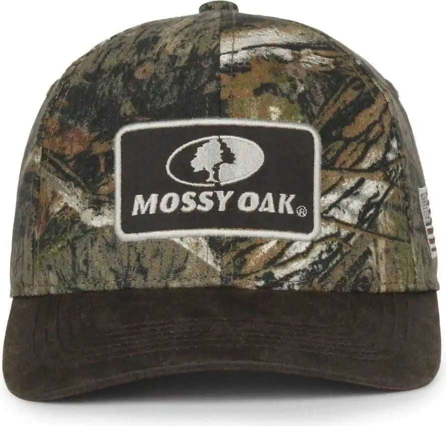 Oc Sports Mofs52 Mossy Oak Pro Crown Usa Flag Cap - Country Dna - Osfm