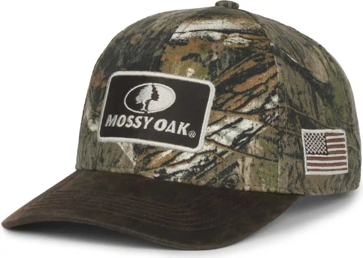 Oc Sports Mofs52 Mossy Oak Pro Crown Usa Flag Cap - Country Dna - Osfm
