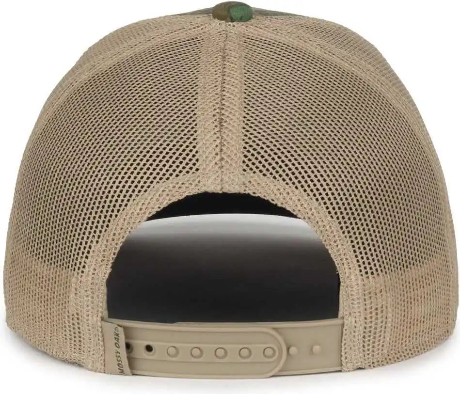 Oc Sports Mofs53 Mossy Oak Green Leaf Cap -mossy Greenleaf Tan - Osfm