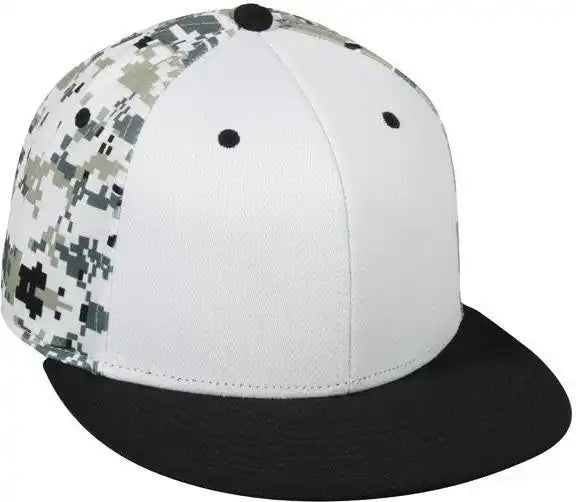Oc Sports Mws-600 Adjustable Protech Mesh Q3 Cap - White Black - 6 7/8’’ - 7 1/2’’