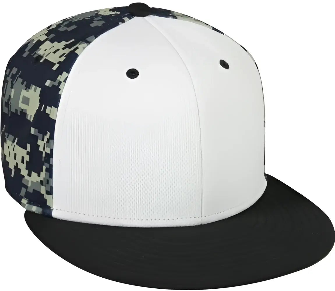 Oc Sports Mws-600 Adjustable Protech Mesh Q3 Cap - White Navy Black - 6 7/8’’ - 7 1/2’’