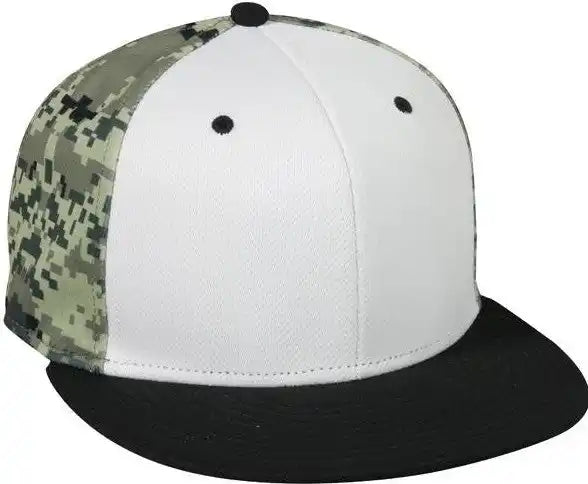 Oc Sports Mws-600 Adjustable Protech Mesh Q3 Cap - White Sand Black - 6 7/8’’ - 7 1/2’’