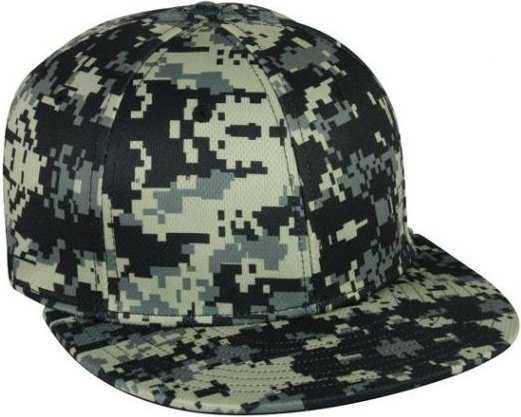 Oc Sports Mws1025d Proflex Protech Mesh Camo Q3 Cap - Black - 6 3/8’’ - 3/4’’