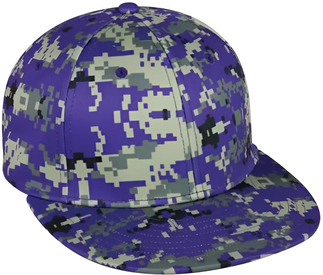 Oc Sports Mws1025d Proflex Protech Mesh Camo Q3 Cap - Purple - 6 3/8’’ - 3/4’’