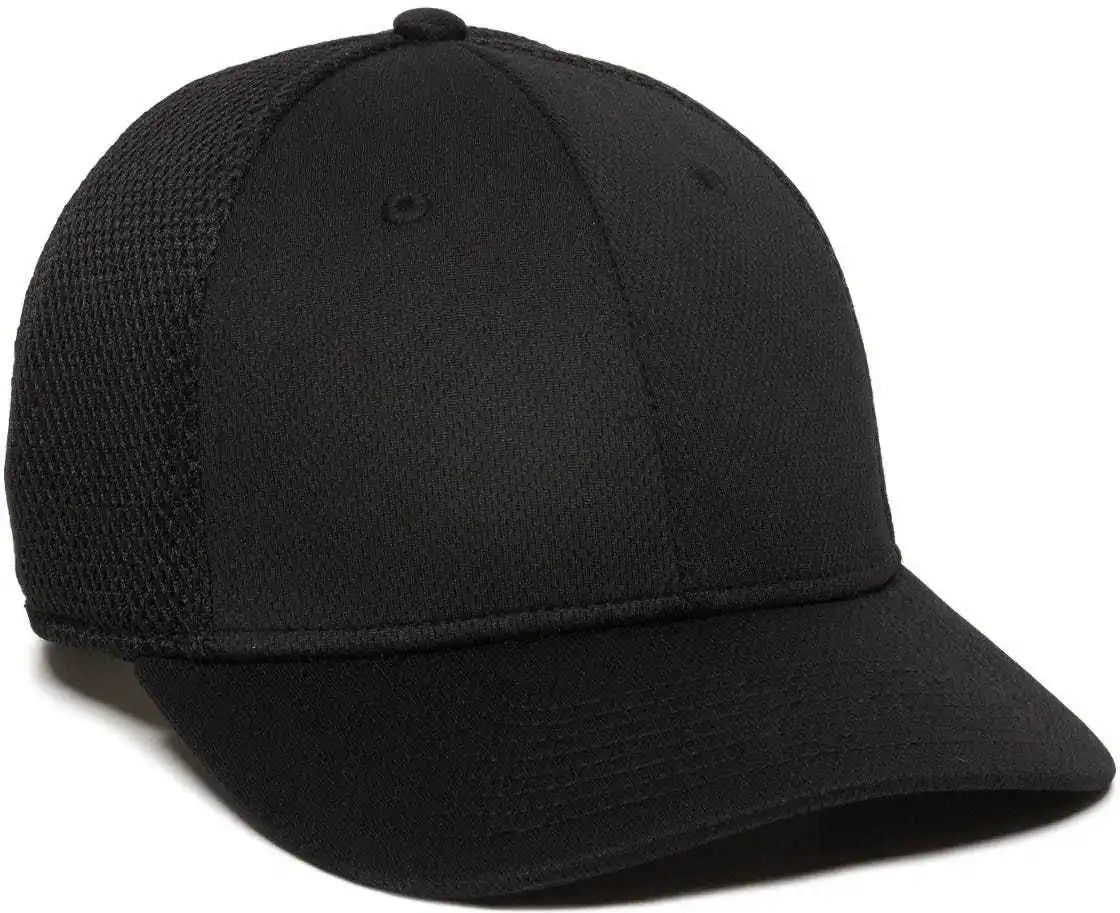 Oc Sports Mws1125 Proflex Fit Sandwich Mesh Ball Cap - Black - 6 3/4’’ - 7 1/8’’