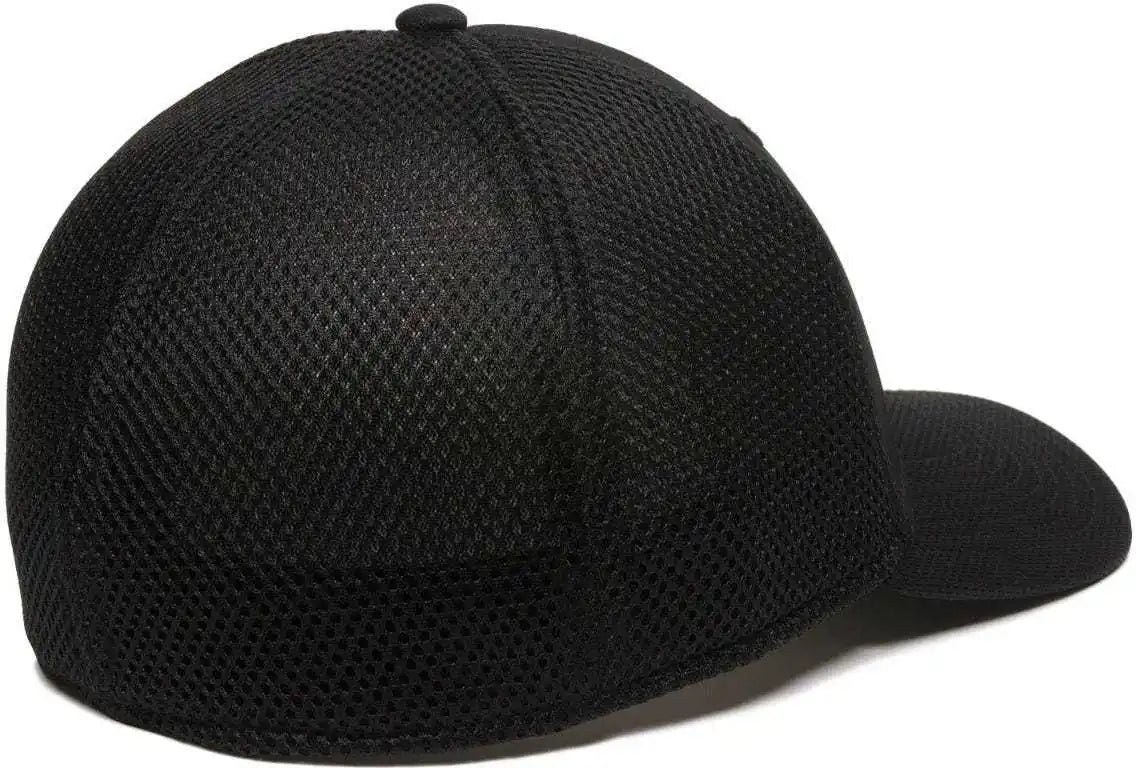 Oc Sports Mws1125 Proflex Fit Sandwich Mesh Ball Cap - Black