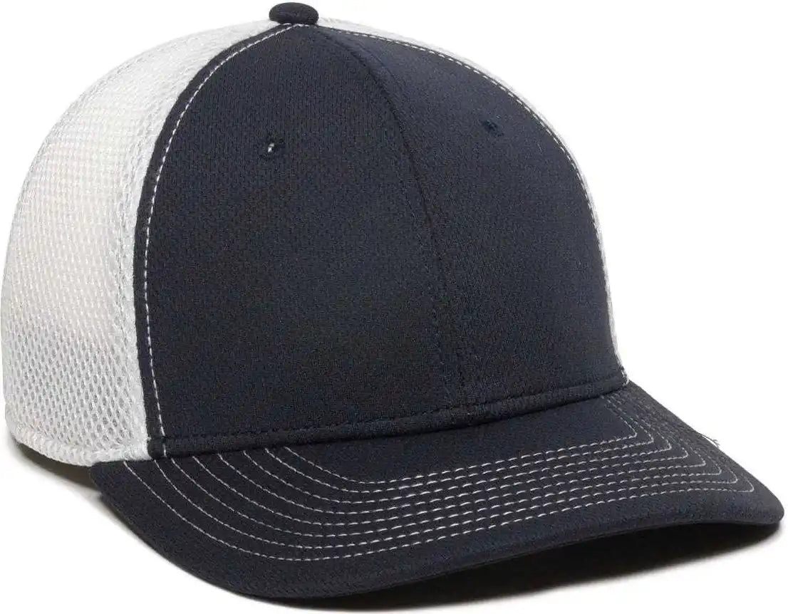 Oc Sports Mws1125 Proflex Fit Sandwich Mesh Ball Cap - Navy White - 6 3/4’’ - 7 1/8’’