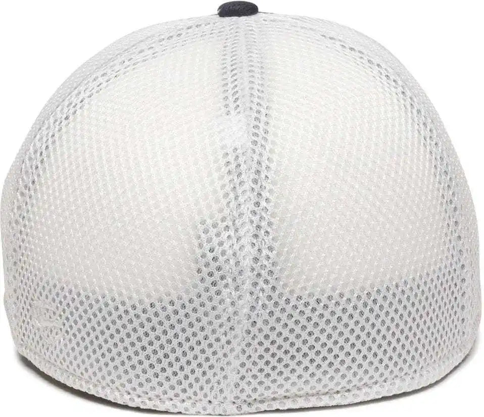 Oc Sports Mws1125 Proflex Fit Sandwich Mesh Ball Cap - Navy White
