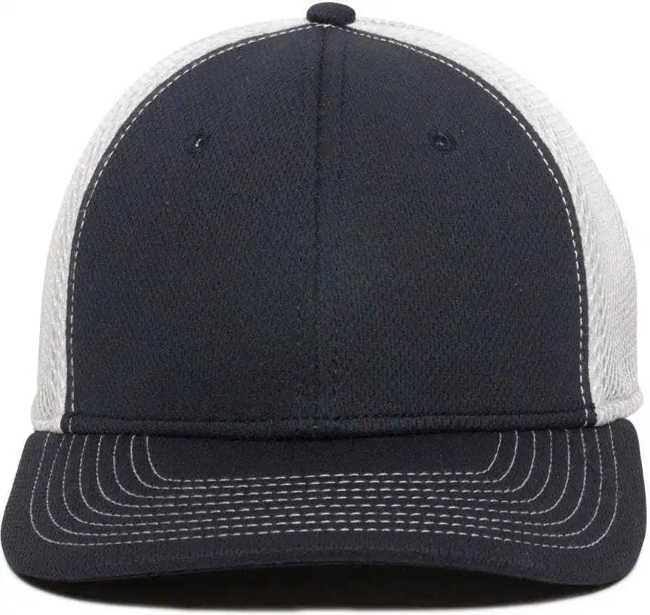 Oc Sports Mws1125 Proflex Fit Sandwich Mesh Ball Cap - Navy White