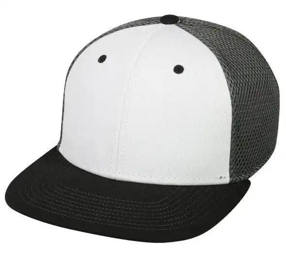 Oc Sports Mws1125 Proflex Fit Sandwich Mesh Ball Cap - Wh Charcoal Bk
