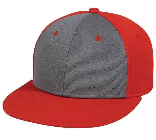 Oc Sports Mws1425 Protech Mesh Q3 Fabric Ball Cap - Graphite Red