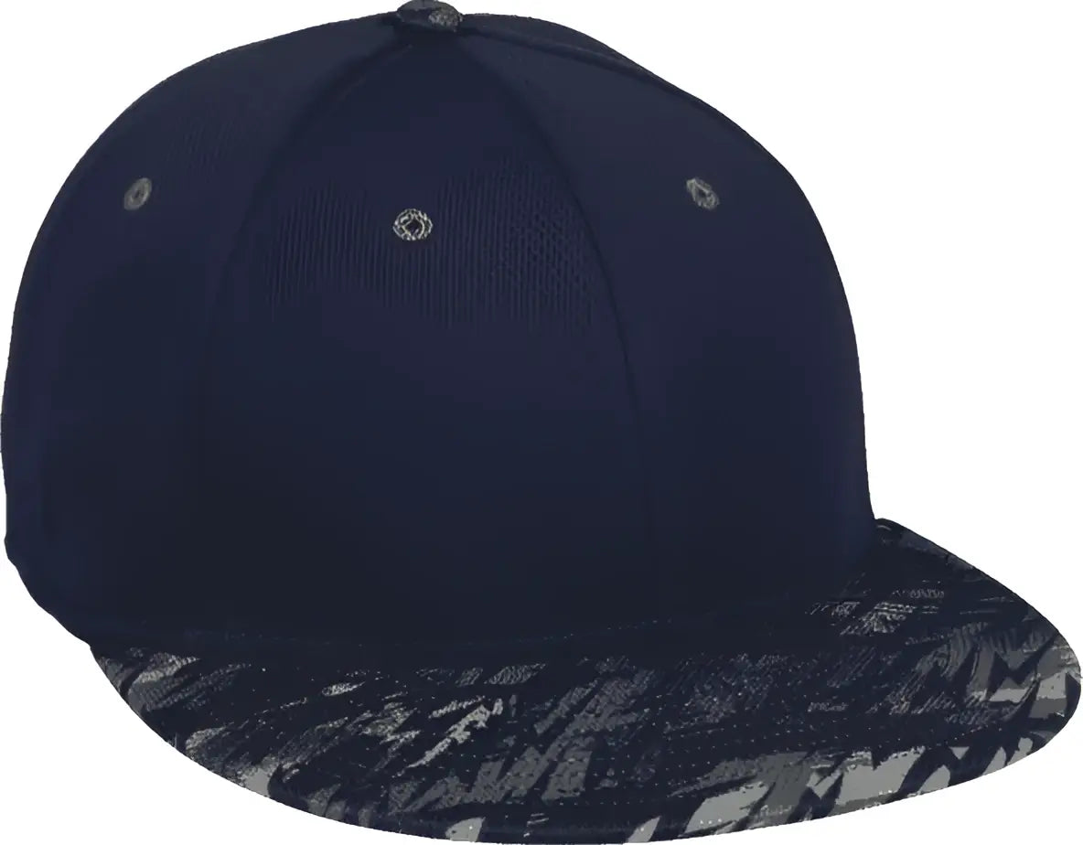 Oc Sports Mws1425s Protech Mesh Flexfit Ball Cap - Navy Storm - Black / 6 3/8’’ - 3/4’’