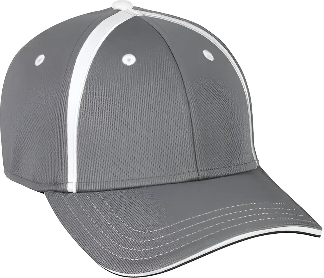 Oc Sports Mws1465i Proflex Protech Q3 Fabric Cap - Graphite White - Dark Gray / 6 3/8’’ - 3/4’’
