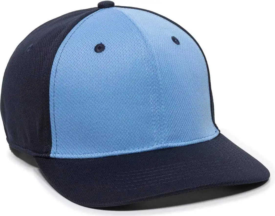 Oc Sports Mws25 Anti-glare Undervisor Cap -columbia Blue Navy - Columbia / 6 3/8’’ - 3/4’’