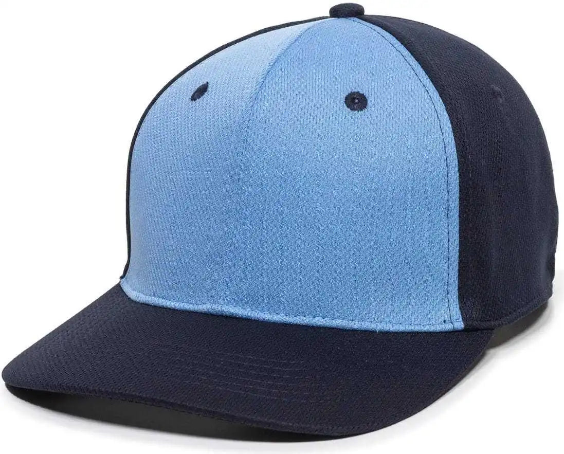 Oc Sports Mws25 Anti-glare Undervisor Cap -columbia Blue Navy