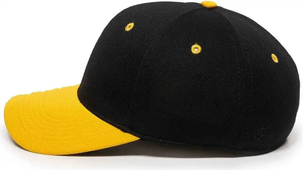 Oc Sports Mws25 Flexible Fitting Cap - Black Gold
