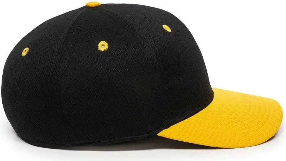 Oc Sports Mws25 Flexible Fitting Cap - Black Gold