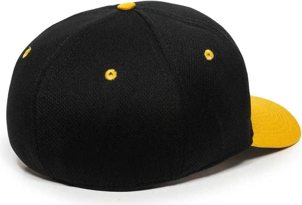 Oc Sports Mws25 Flexible Fitting Cap - Black Gold