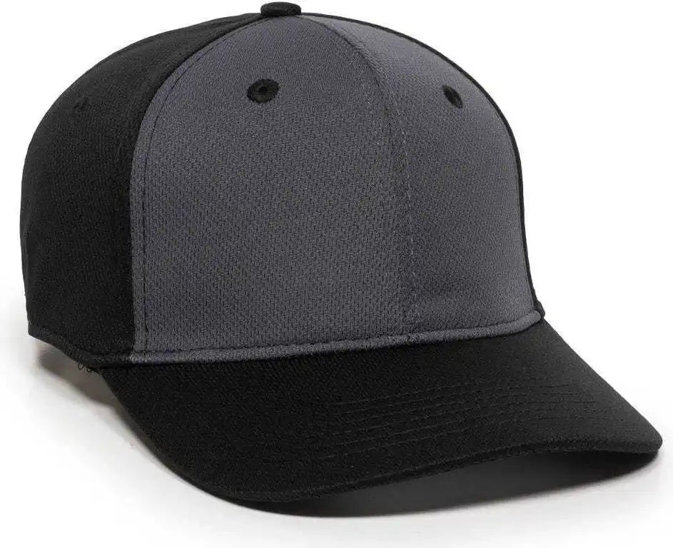 Oc Sports Mws25 Flexible Fitting Cap - Graphite Black - Dark Gray / 6 3/8’’ - 3/4’’