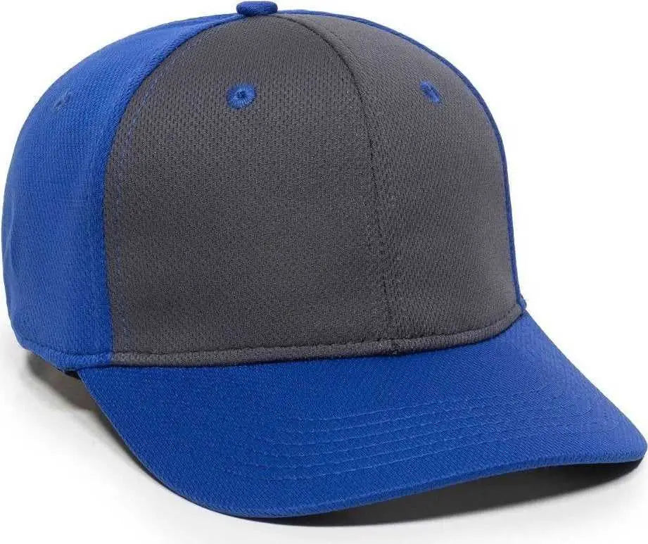 Oc Sports Mws25 Flexible Fitting Cap - Graphite Royal