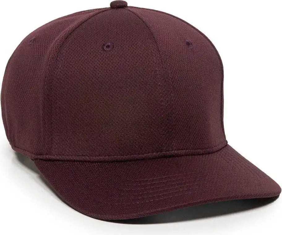 Oc Sports Mws25 Flexible Fitting Cap - Maroon - 6 3/8’’ - 3/4’’