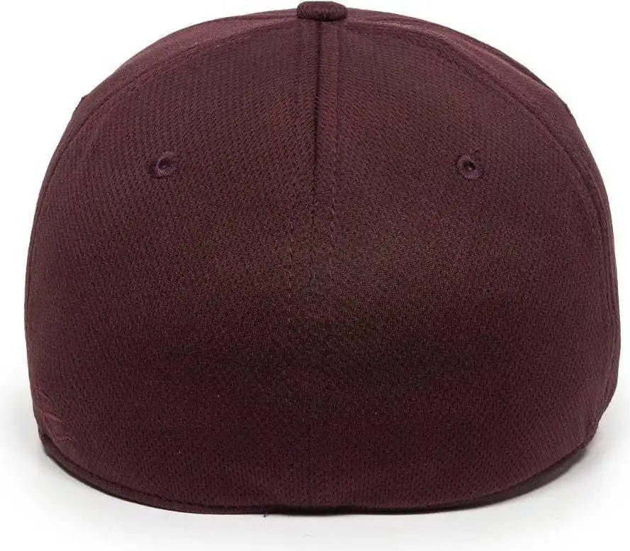 Oc Sports Mws25 Flexible Fitting Cap - Maroon - 6 3/8’’ - 3/4’’