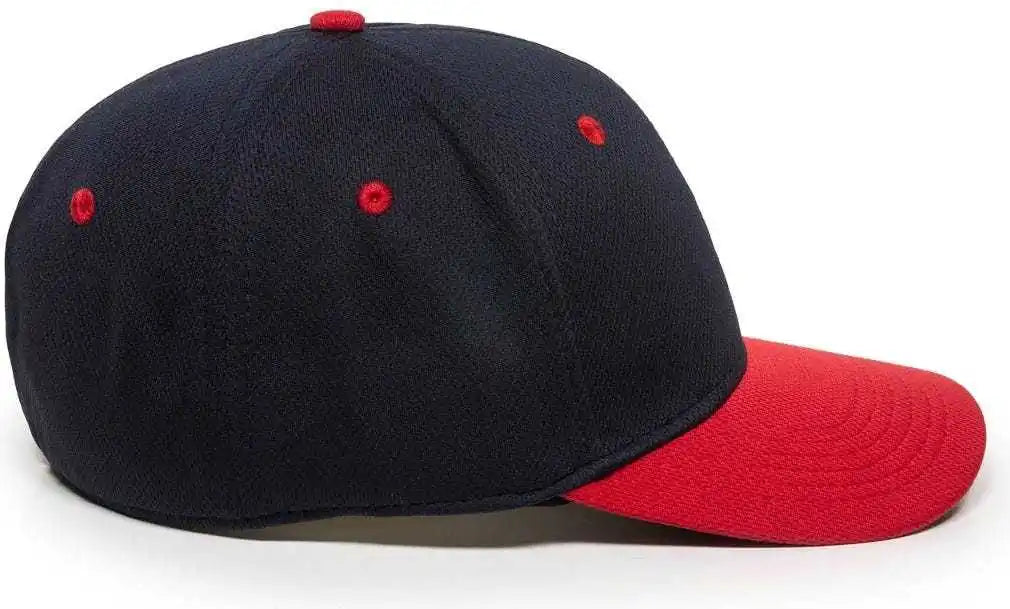 Oc Sports Mws25 Flexible Fitting Cap - Navy Red