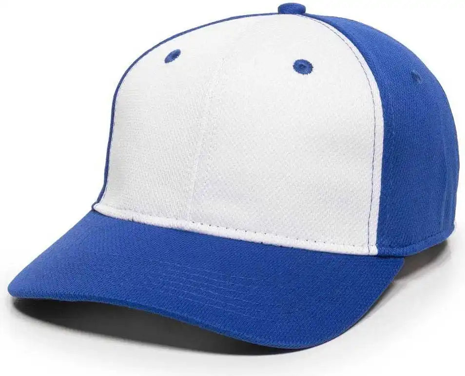 Oc Sports Mws25 Flexible Fitting Cap - White Royal