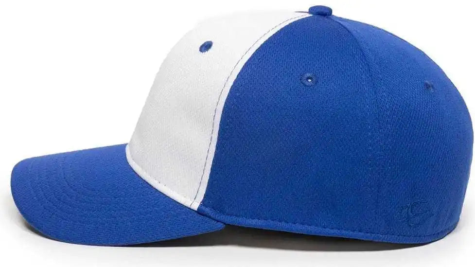 Oc Sports Mws25 Flexible Fitting Cap - White Royal