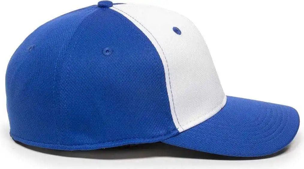 Oc Sports Mws25 Flexible Fitting Cap - White Royal