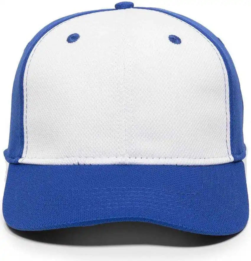 Oc Sports Mws25 Flexible Fitting Cap - White Royal