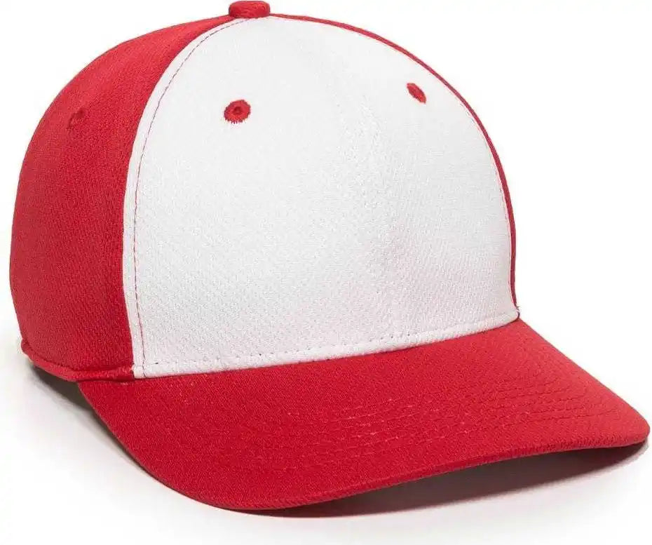 Oc Sports Mws50 Adjustable Cap - White Red - 6 3/8’’ - 7’’