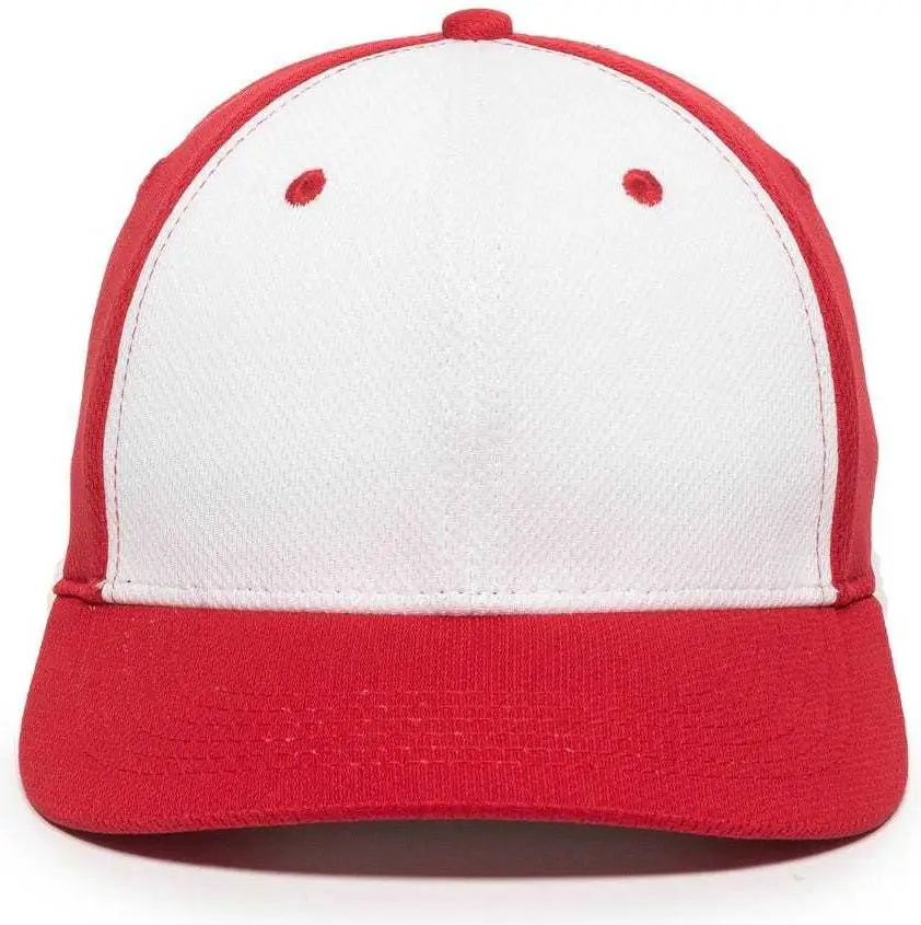 Oc Sports Mws50 Adjustable Cap - White Red