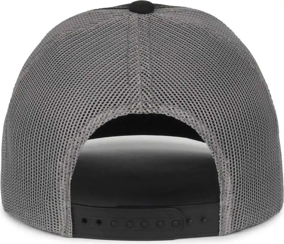 Oc Sports Nessie01 Loch Ness Fishy Patch Cap - Black Dark Gray - 6 7/8’’ - 7 1/2’’
