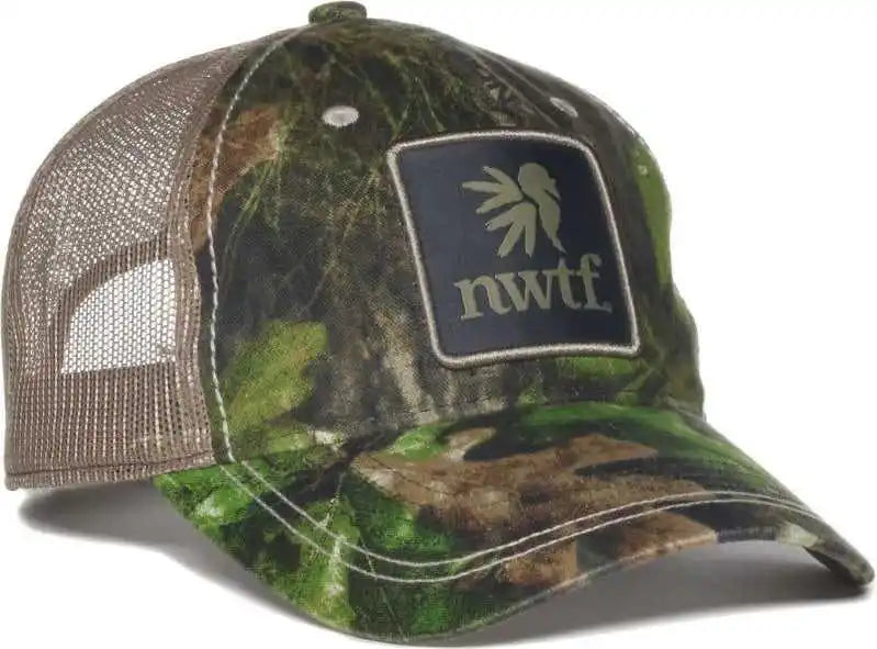Oc Sports Nwtf32c National Wild Turkey Series Cap - Mossy Oak Obsession Khaki - Osfm